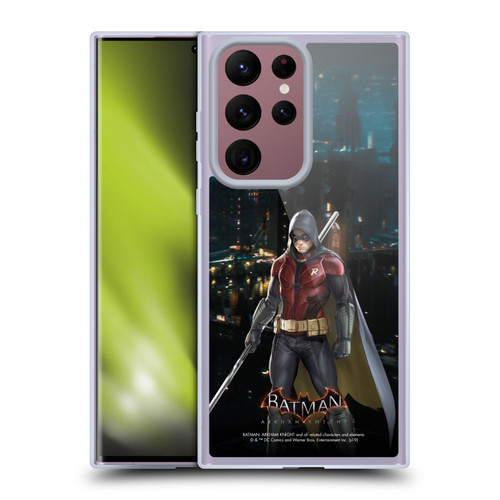 Batman Arkham Knight Characters Red Robin Soft Gel Case for Samsung Galaxy S22 Ultra 5G