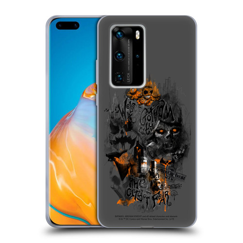 Batman Arkham Knight Graphics City Of Fear Scarecrow Soft Gel Case for Huawei P40 Pro / P40 Pro Plus 5G