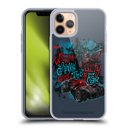 Batman Arkham Knight Graphics Welcome To Gotham Soft Gel Case for Apple iPhone 11 Pro & MagSafe