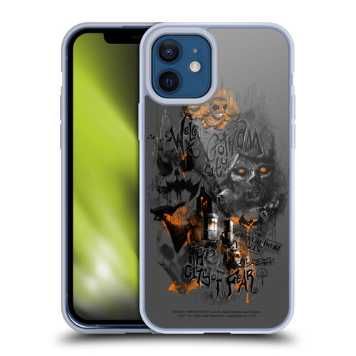 Batman Arkham Knight Graphics City Of Fear Scarecrow Soft Gel Case for Apple iPhone 12 / iPhone 12 Pro