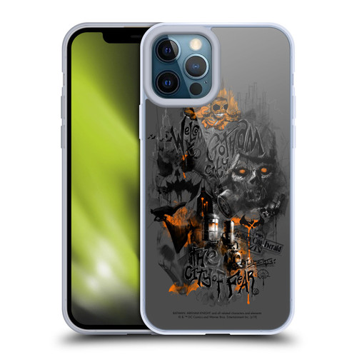 Batman Arkham Knight Graphics City Of Fear Scarecrow Soft Gel Case for Apple iPhone 12 Pro Max & MagSafe