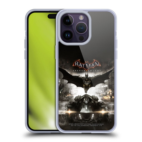 Batman Arkham Knight Graphics Key Art Soft Gel Case for Apple iPhone 14 Pro Max