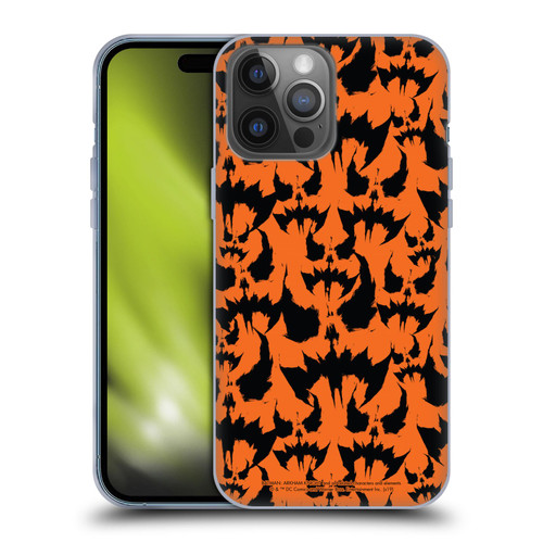 Batman Arkham Knight Graphics Scarecrow Pattern Soft Gel Case for Apple iPhone 14 Pro Max