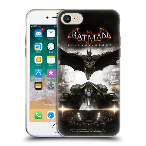 Batman Arkham Knight Graphics Key Art Soft Gel Case for Apple iPhone 7 / 8 / SE 2020 & 2022 & MagSafe