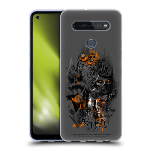 Batman Arkham Knight Graphics City Of Fear Scarecrow Soft Gel Case for LG K51S