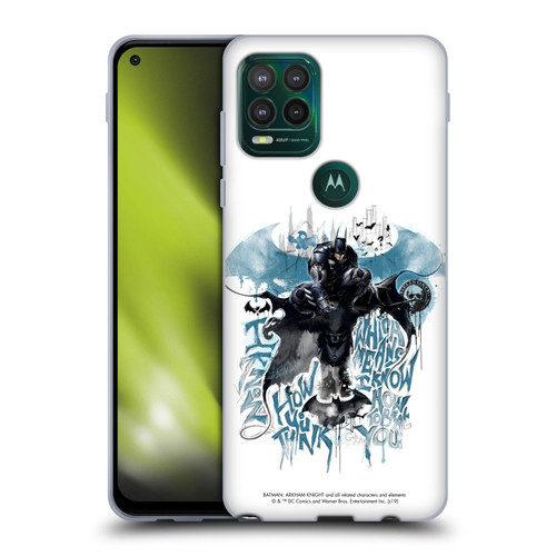 Batman Arkham Knight Graphics How You Think Soft Gel Case for Motorola Moto G Stylus 5G 2021