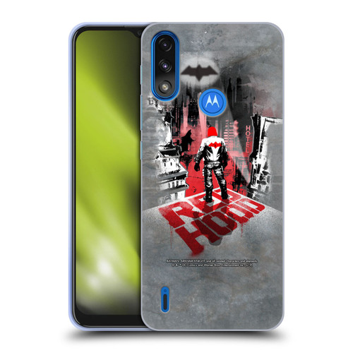 Batman Arkham Knight Graphics Red Hood Soft Gel Case for Motorola Moto E7 Power / Moto E7i Power