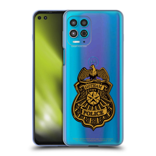 Batman Arkham Knight Graphics Gotham City Police Badge Soft Gel Case for Motorola Moto G100