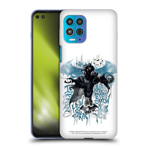 Batman Arkham Knight Graphics How You Think Soft Gel Case for Motorola Moto G100