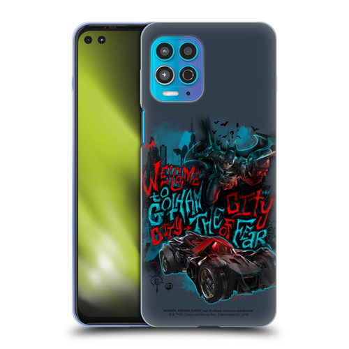 Batman Arkham Knight Graphics Welcome To Gotham Soft Gel Case for Motorola Moto G100