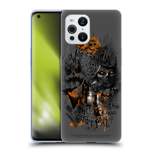 Batman Arkham Knight Graphics City Of Fear Scarecrow Soft Gel Case for OPPO Find X3 / Pro