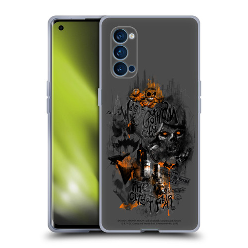 Batman Arkham Knight Graphics City Of Fear Scarecrow Soft Gel Case for OPPO Reno 4 Pro 5G