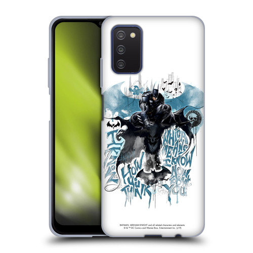 Batman Arkham Knight Graphics How You Think Soft Gel Case for Samsung Galaxy A03s (2021)