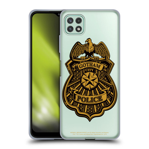 Batman Arkham Knight Graphics Gotham City Police Badge Soft Gel Case for Samsung Galaxy A22 5G / F42 5G (2021)