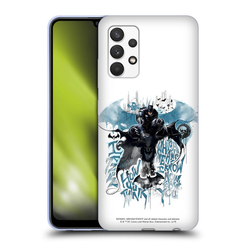 Batman Arkham Knight Graphics How You Think Soft Gel Case for Samsung Galaxy A32 (2021)