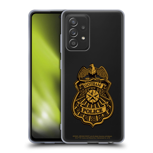 Batman Arkham Knight Graphics Gotham City Police Badge Soft Gel Case for Samsung Galaxy A52 / A52s / 5G (2021)