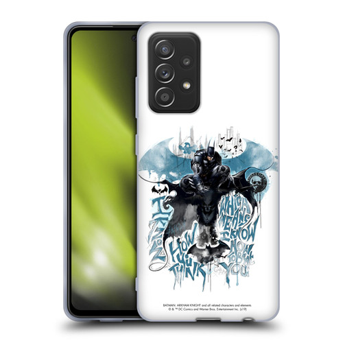 Batman Arkham Knight Graphics How You Think Soft Gel Case for Samsung Galaxy A52 / A52s / 5G (2021)