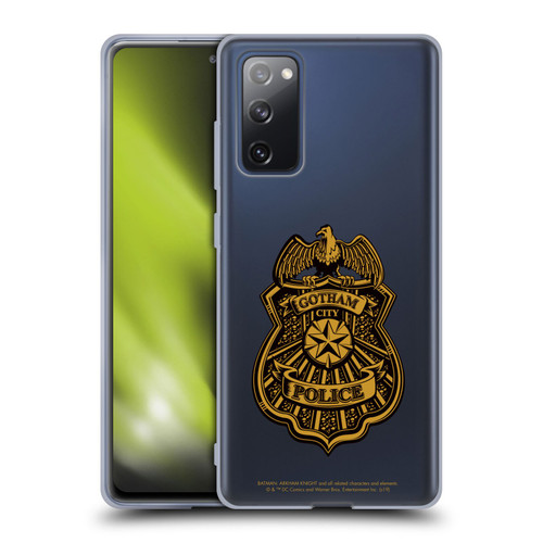 Batman Arkham Knight Graphics Gotham City Police Badge Soft Gel Case for Samsung Galaxy S20 FE / 5G