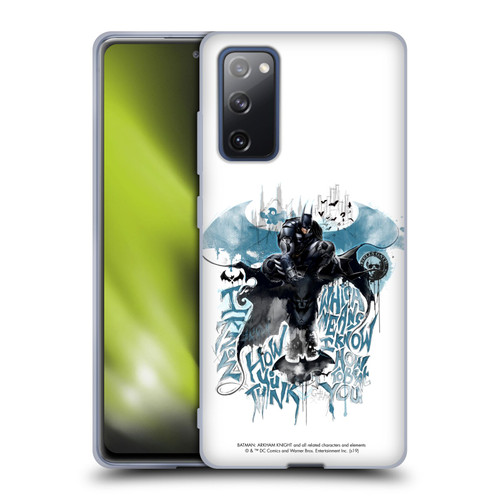 Batman Arkham Knight Graphics How You Think Soft Gel Case for Samsung Galaxy S20 FE / 5G