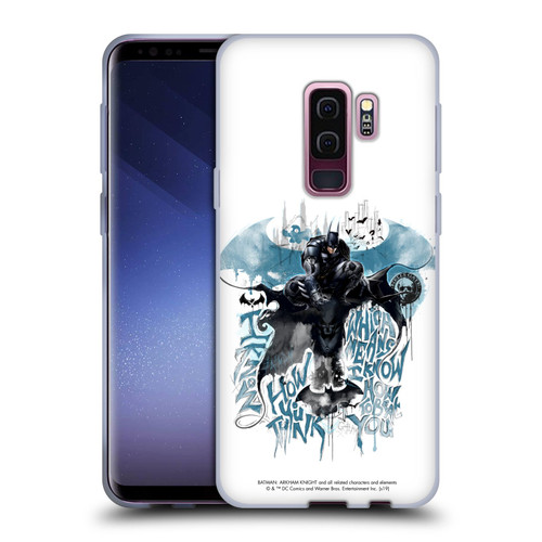 Batman Arkham Knight Graphics How You Think Soft Gel Case for Samsung Galaxy S9+ / S9 Plus