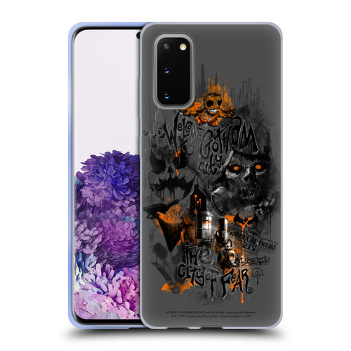 Batman Arkham Knight Graphics City Of Fear Scarecrow Soft Gel Case for Samsung Galaxy S20 / S20 5G