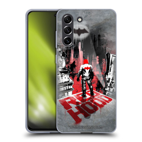 Batman Arkham Knight Graphics Red Hood Soft Gel Case for Samsung Galaxy S21 FE 5G