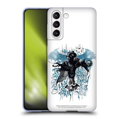 Batman Arkham Knight Graphics How You Think Soft Gel Case for Samsung Galaxy S21 5G