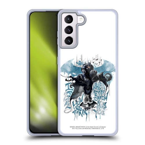 Batman Arkham Knight Graphics How You Think Soft Gel Case for Samsung Galaxy S21+ 5G