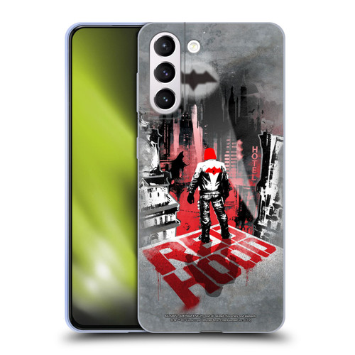 Batman Arkham Knight Graphics Red Hood Soft Gel Case for Samsung Galaxy S21+ 5G
