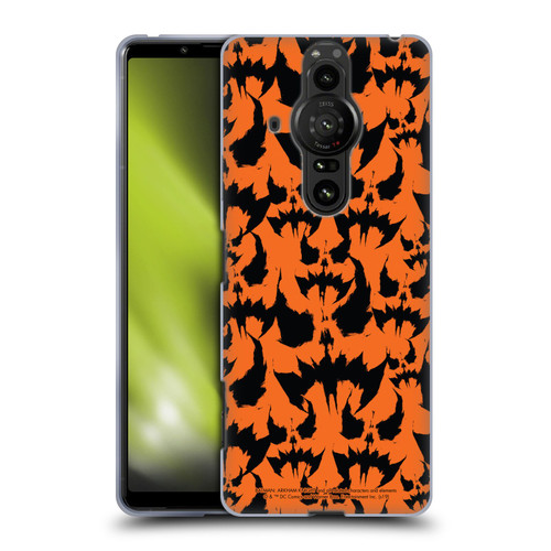 Batman Arkham Knight Graphics Scarecrow Pattern Soft Gel Case for Sony Xperia Pro-I