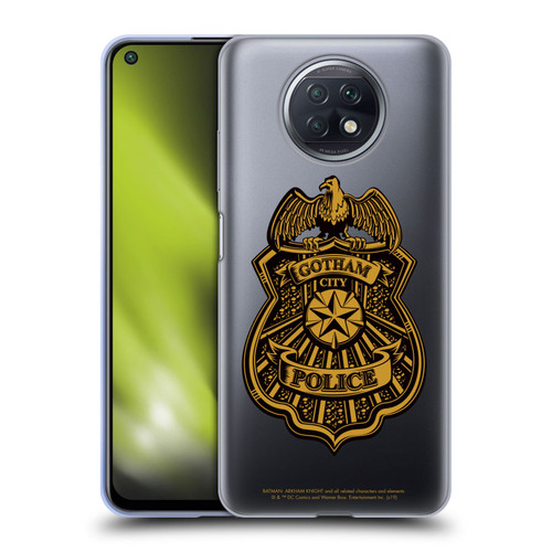Batman Arkham Knight Graphics Gotham City Police Badge Soft Gel Case for Xiaomi Redmi Note 9T 5G