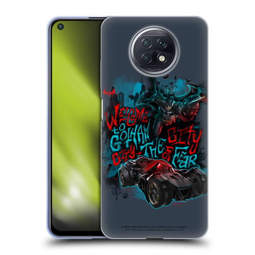 Batman Arkham Knight Graphics Welcome To Gotham Soft Gel Case for Xiaomi Redmi Note 9T 5G