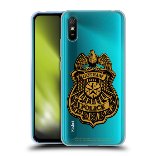 Batman Arkham Knight Graphics Gotham City Police Badge Soft Gel Case for Xiaomi Redmi 9A / Redmi 9AT