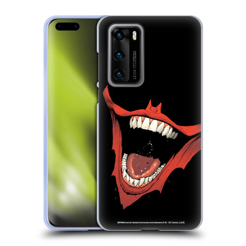The Joker DC Comics Character Art Laugh Bat Logo Soft Gel Case for Huawei P40 5G