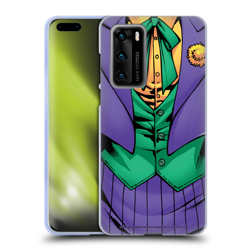 The Joker DC Comics Character Art New 52 Costume Soft Gel Case for Huawei P40 5G