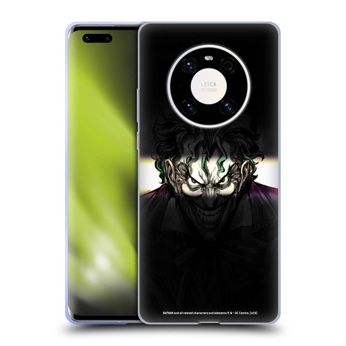 The Joker DC Comics Character Art Arkham Asylum Soft Gel Case for Huawei Mate 40 Pro 5G