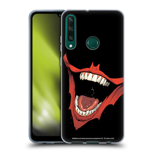 The Joker DC Comics Character Art Laugh Bat Logo Soft Gel Case for Huawei Y6p