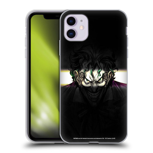 The Joker DC Comics Character Art Arkham Asylum Soft Gel Case for Apple iPhone 11