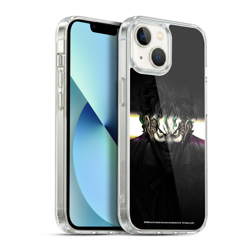 The Joker DC Comics Character Art Arkham Asylum Soft Gel Case for Apple iPhone 13