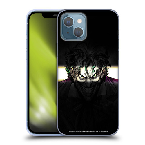The Joker DC Comics Character Art Arkham Asylum Soft Gel Case for Apple iPhone 13