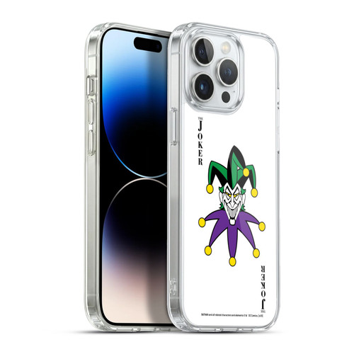 The Joker DC Comics Character Art Card Soft Gel Case for Apple iPhone 13 Pro Max & MagSafe
