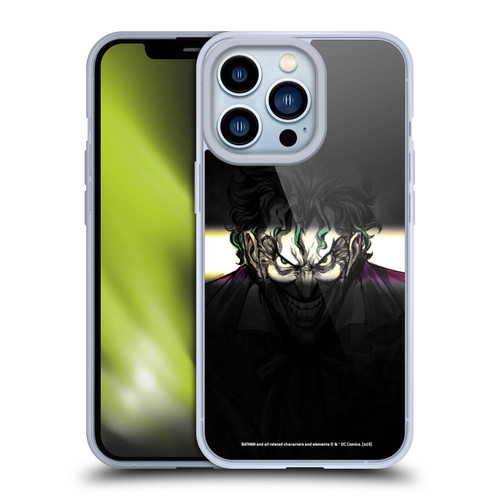 The Joker DC Comics Character Art Arkham Asylum Soft Gel Case for Apple iPhone 13 Pro