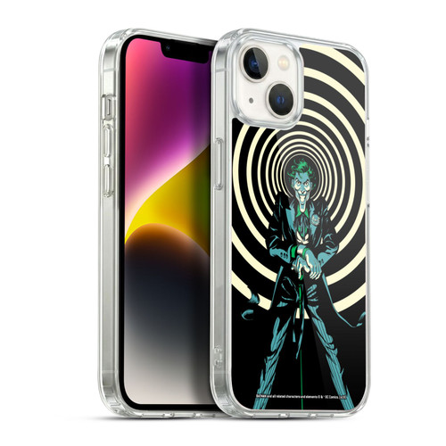 The Joker DC Comics Character Art Grin Soft Gel Case for Apple iPhone 14 Plus