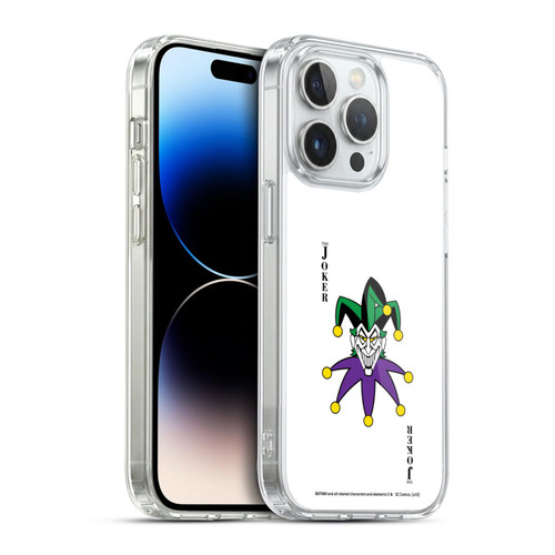 The Joker DC Comics Character Art Card Soft Gel Case for Apple iPhone 14 Pro & MagSafe