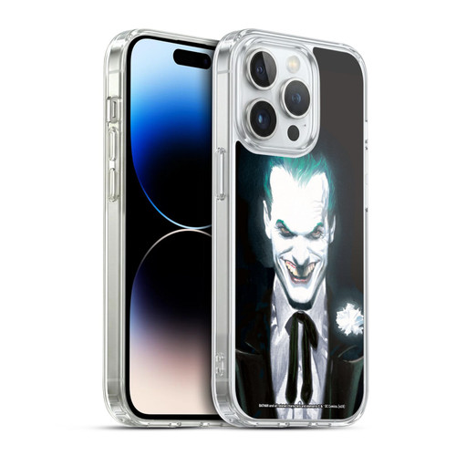 The Joker DC Comics Character Art The Greatest Stories Ever Told Soft Gel Case for Apple iPhone 14 Pro
