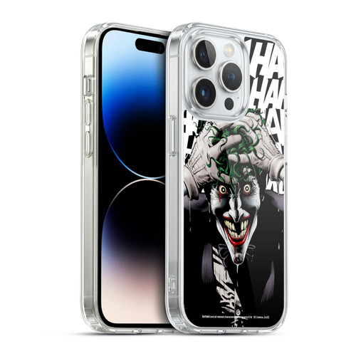The Joker DC Comics Character Art The Killing Joke Soft Gel Case for Apple iPhone 14 Pro