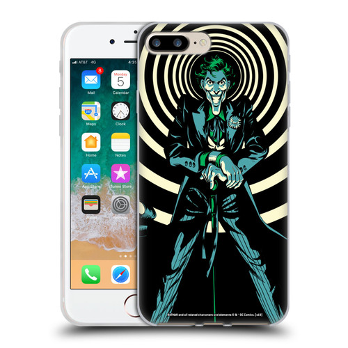 The Joker DC Comics Character Art Grin Soft Gel Case for Apple iPhone 7 Plus / iPhone 8 Plus