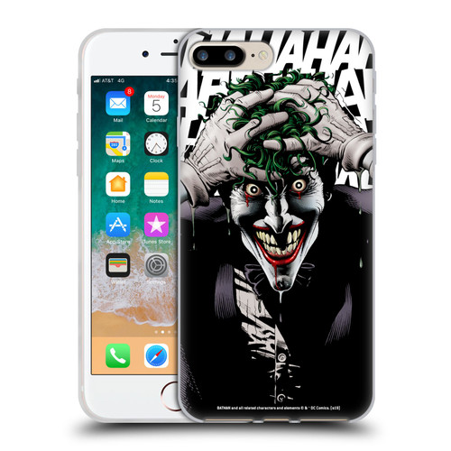 The Joker DC Comics Character Art The Killing Joke Soft Gel Case for Apple iPhone 7 Plus / iPhone 8 Plus