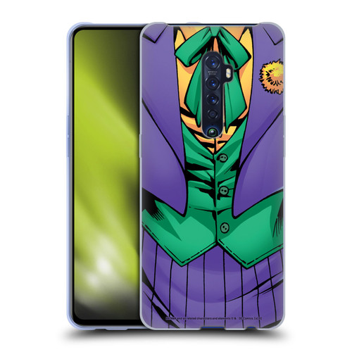 The Joker DC Comics Character Art New 52 Costume Soft Gel Case for OPPO Reno 2