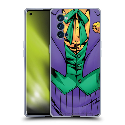 The Joker DC Comics Character Art New 52 Costume Soft Gel Case for OPPO Reno 4 Pro 5G